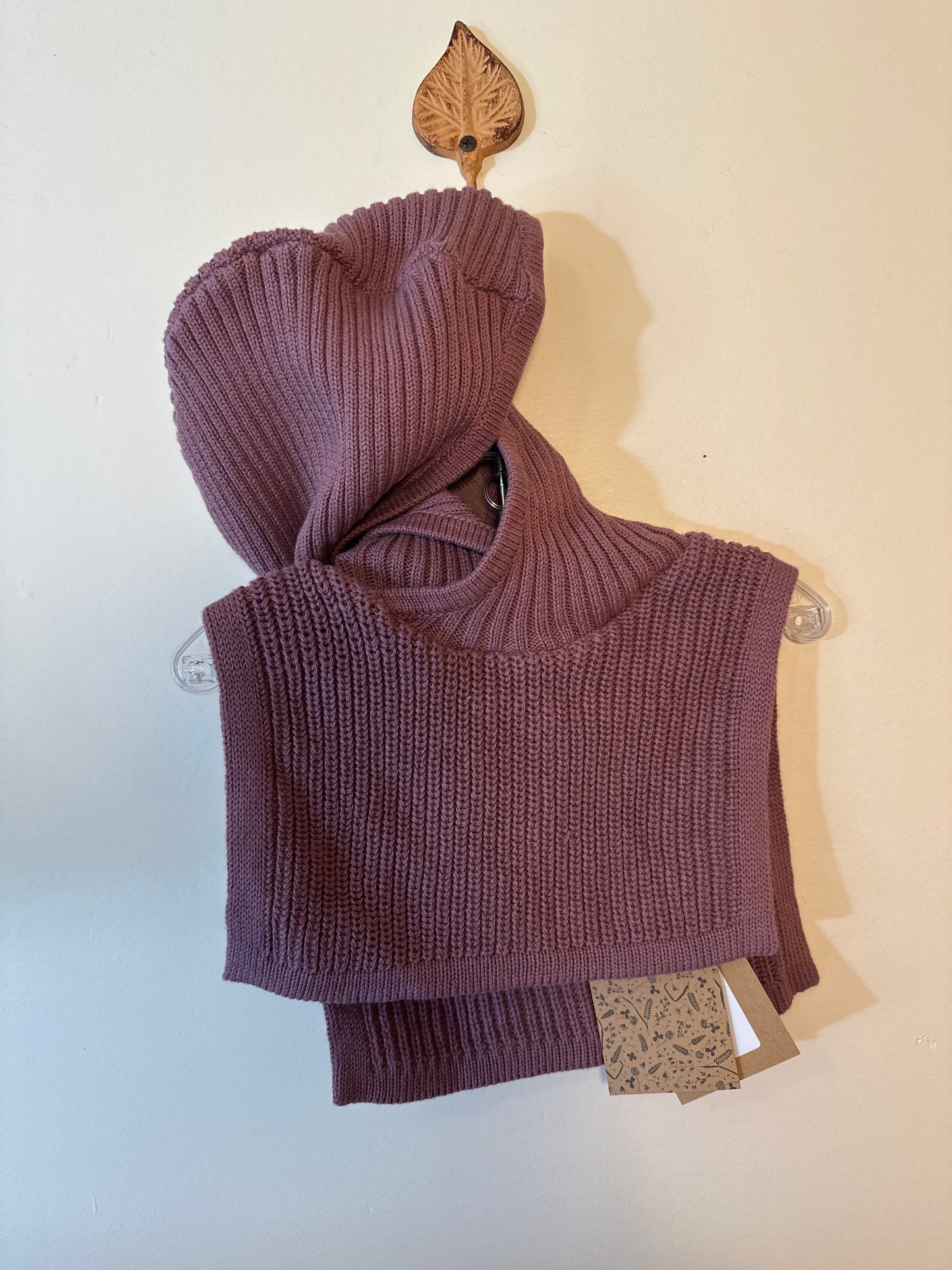 Wheat hooded neck warmer