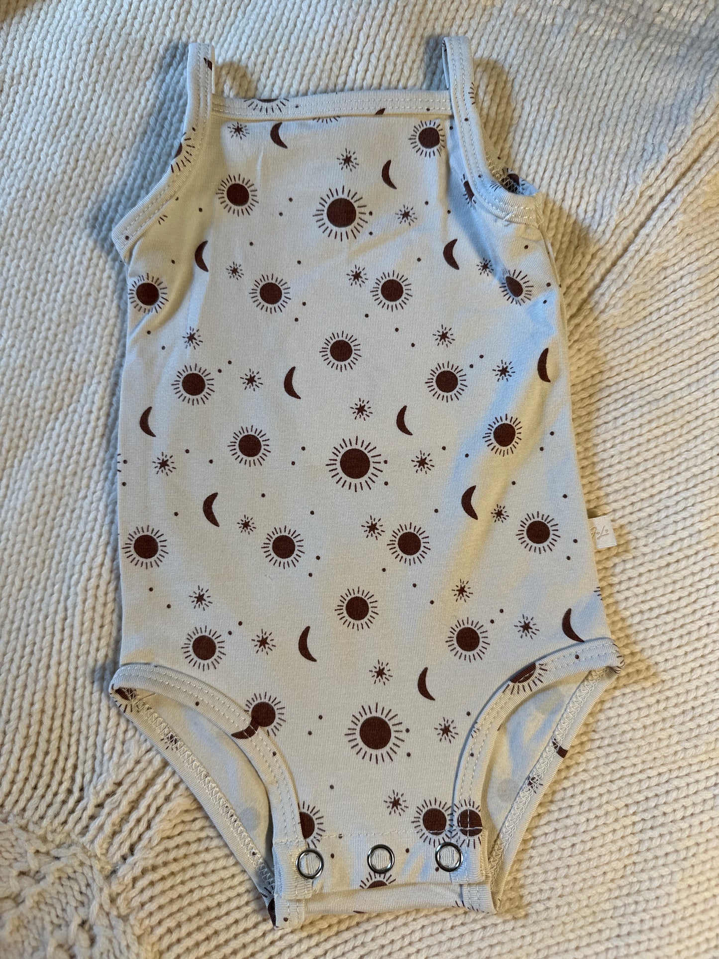 Jax & Lennon Tank Onesie Solar
