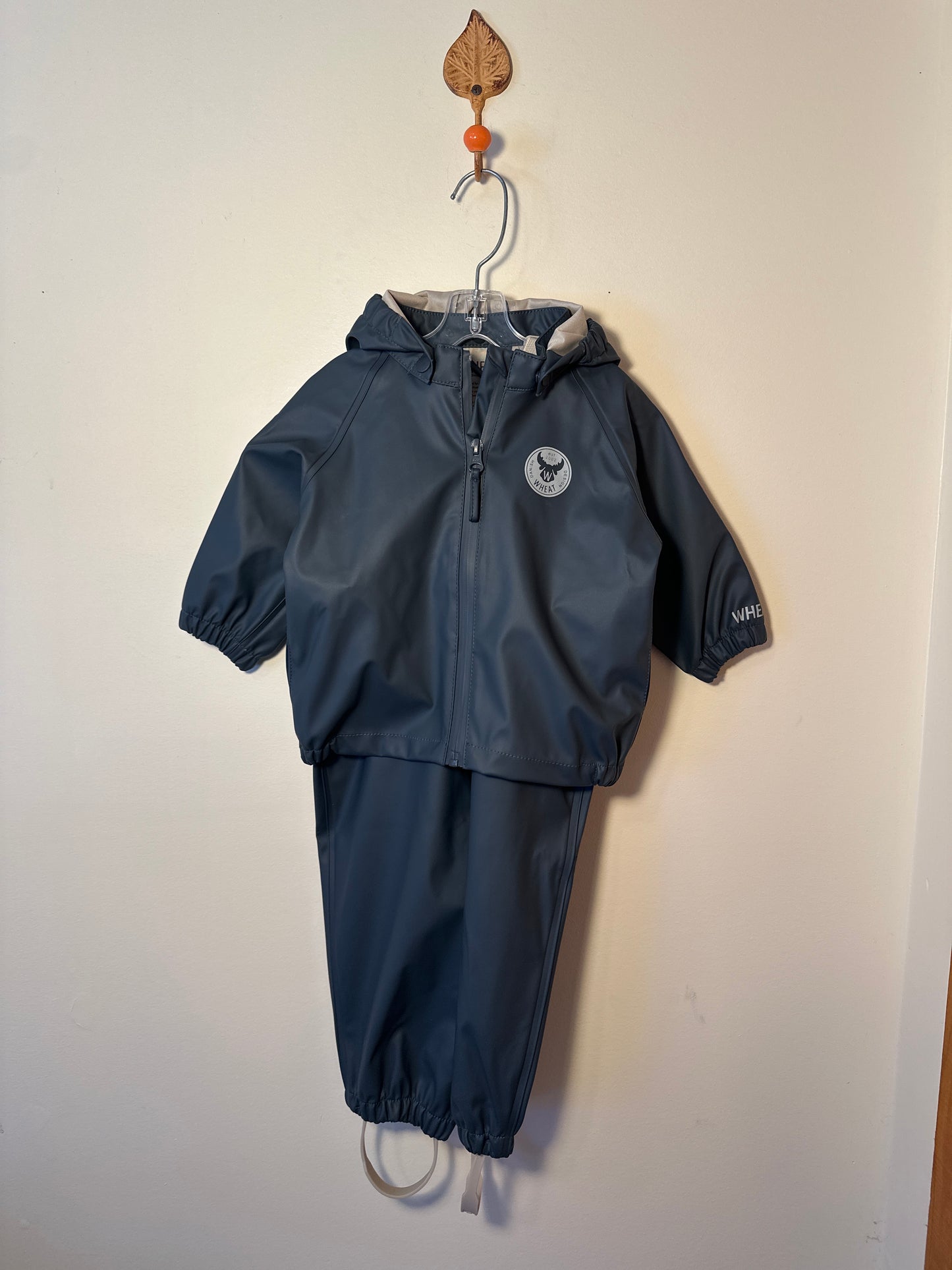 Wheatkids Rain Overall Set 9-12m