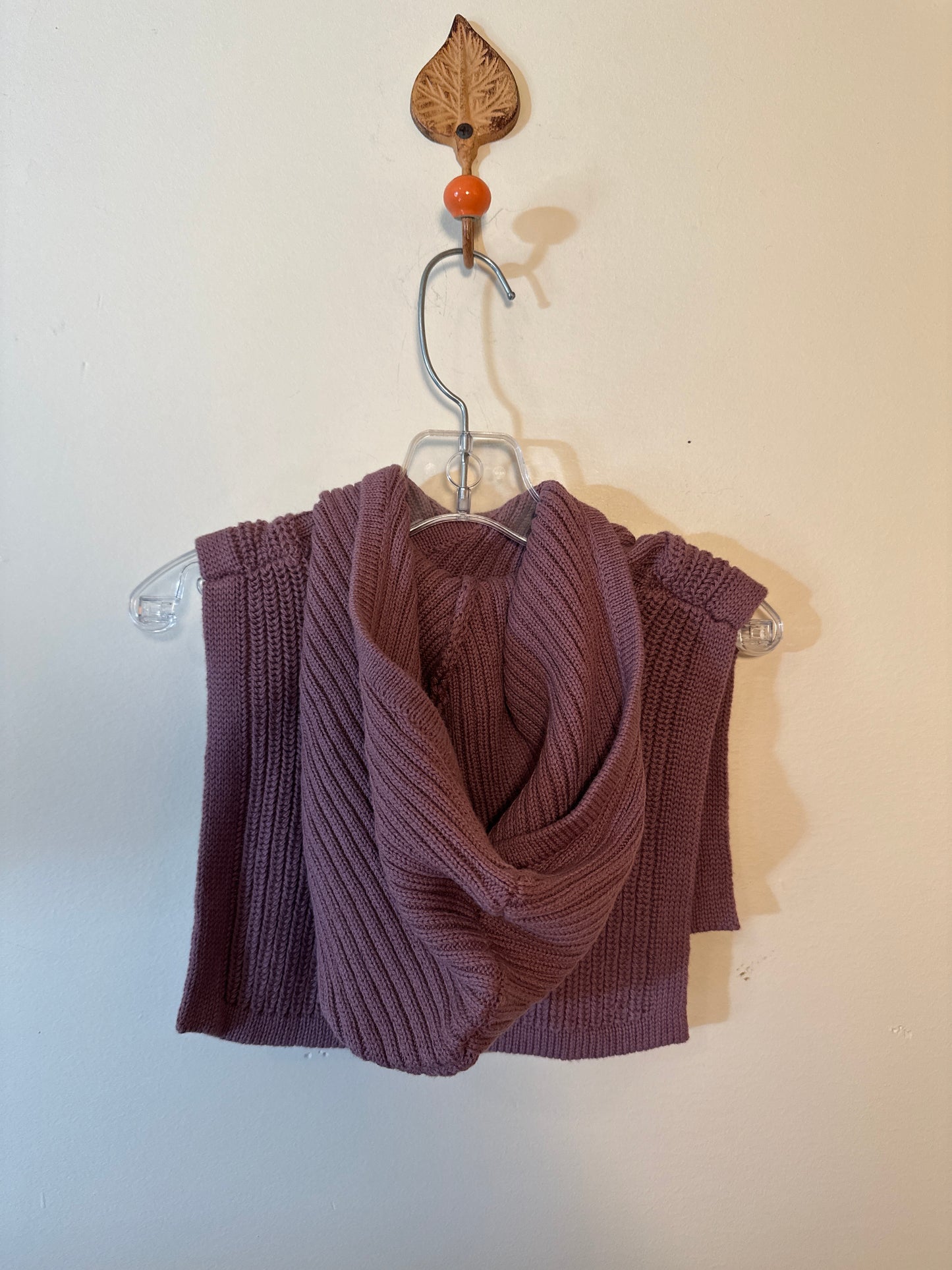 Wheat hooded neck warmer