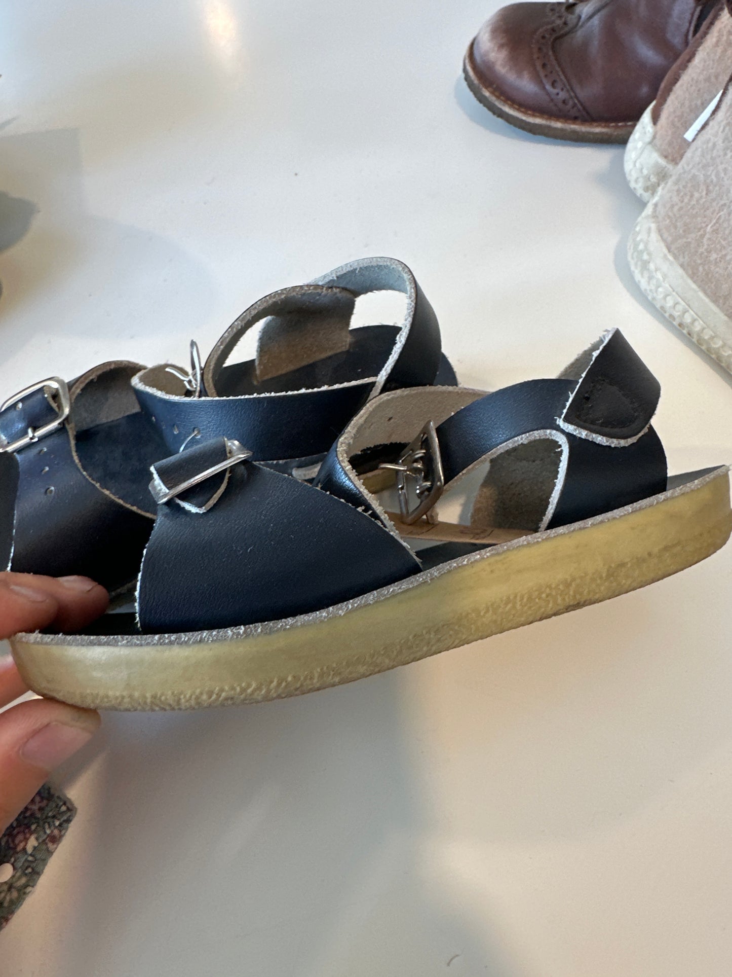 Salt water sandals 9