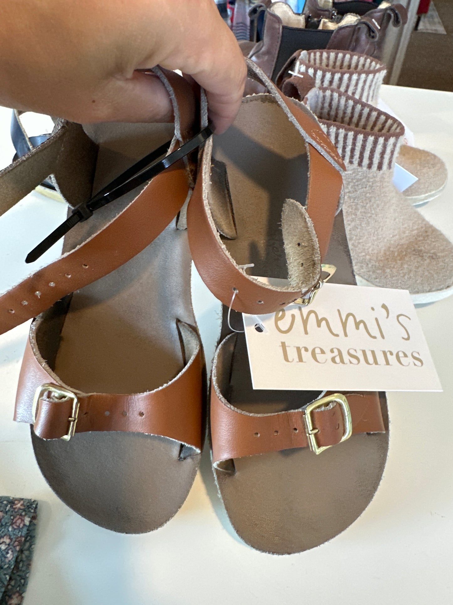 Salt water sandals 13