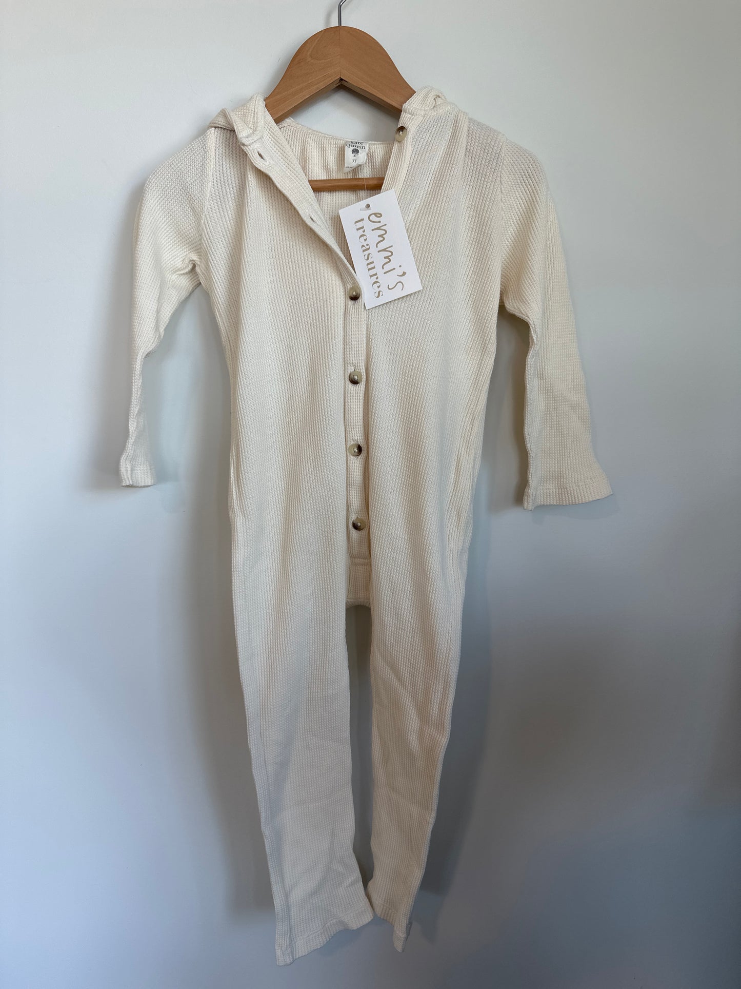 kate Quinn waffle romper 3t