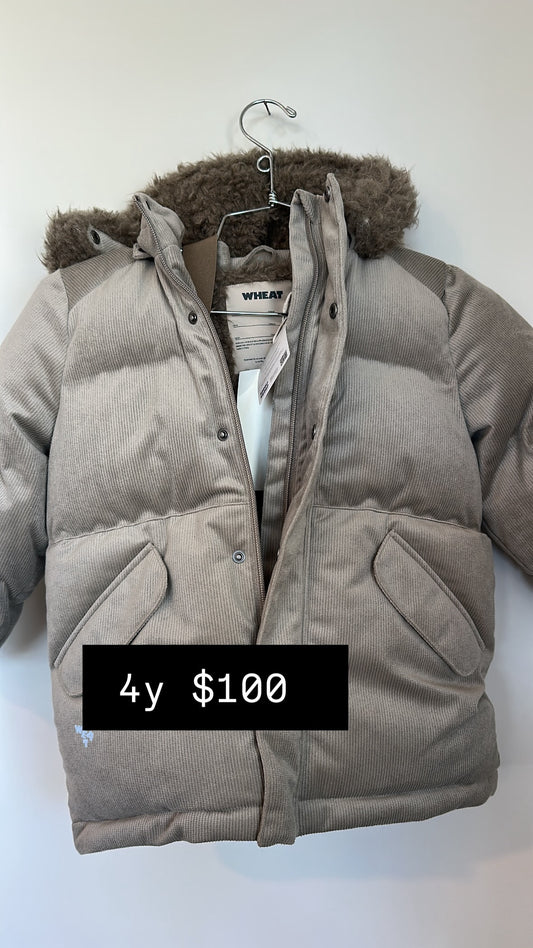 Wheat winter jacket  4t