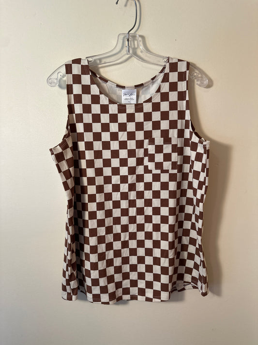Jax and Lennon -YOUTH Pocket Tank -Checkers