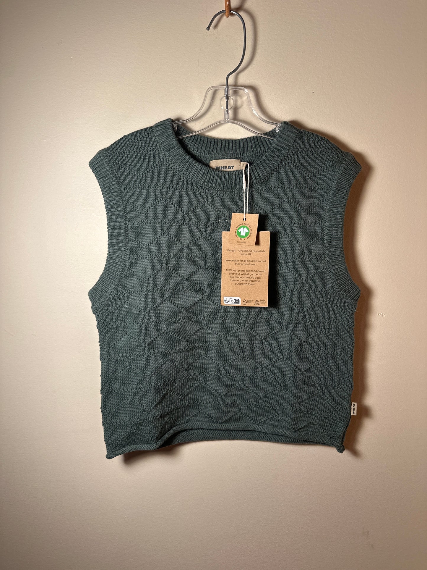 Wheat Kids  4t knit vest