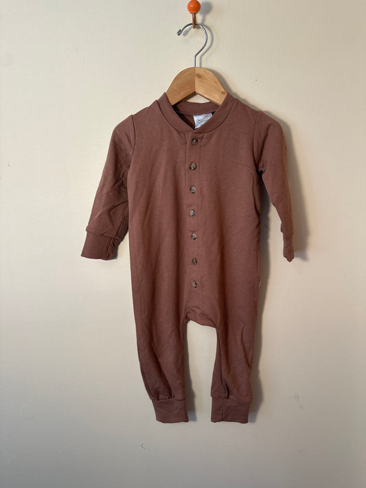 Jax & Lennon Terry Romper -Bronzed Rose
