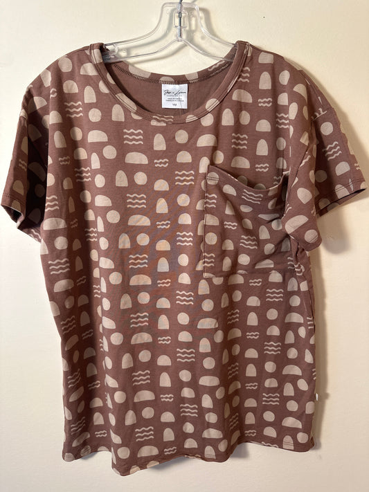 Jax and Lennon -YOUTH Boxy Tee-Bronzed Rose