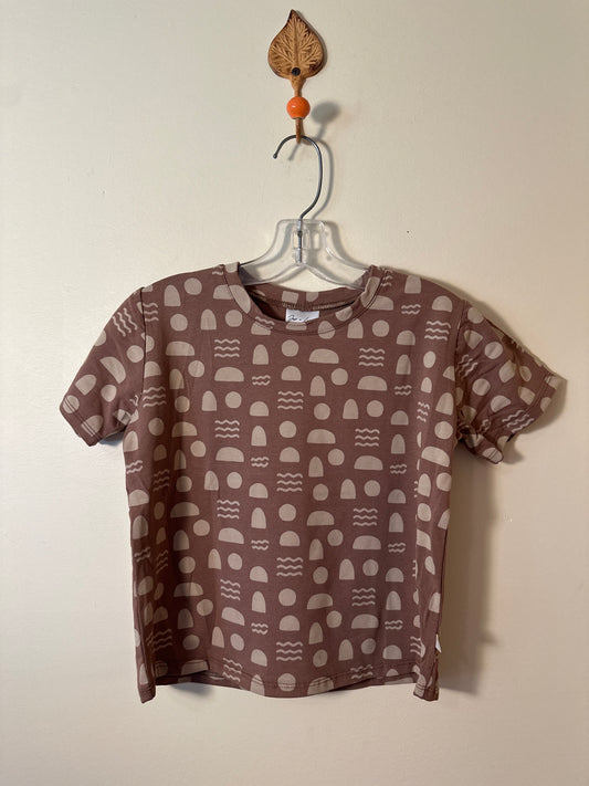 Jax and Lennon -YOUTH Cropped Tee-Bronzed Shapes