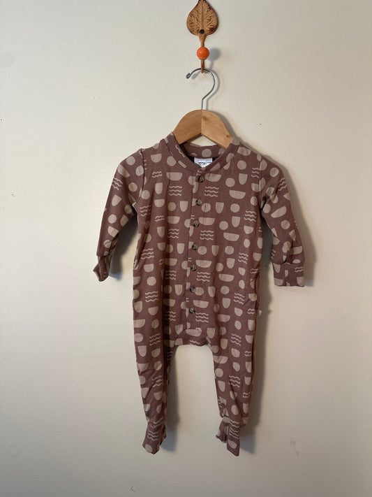 Jax & Lennon Terry Romper -Bronzed Shape