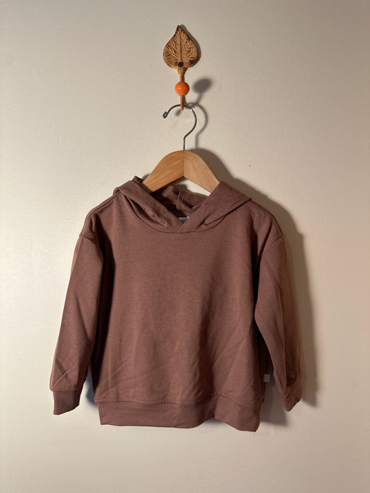 Jax & Lennon Terry Relaxed Hoodie-Bronzed Rose