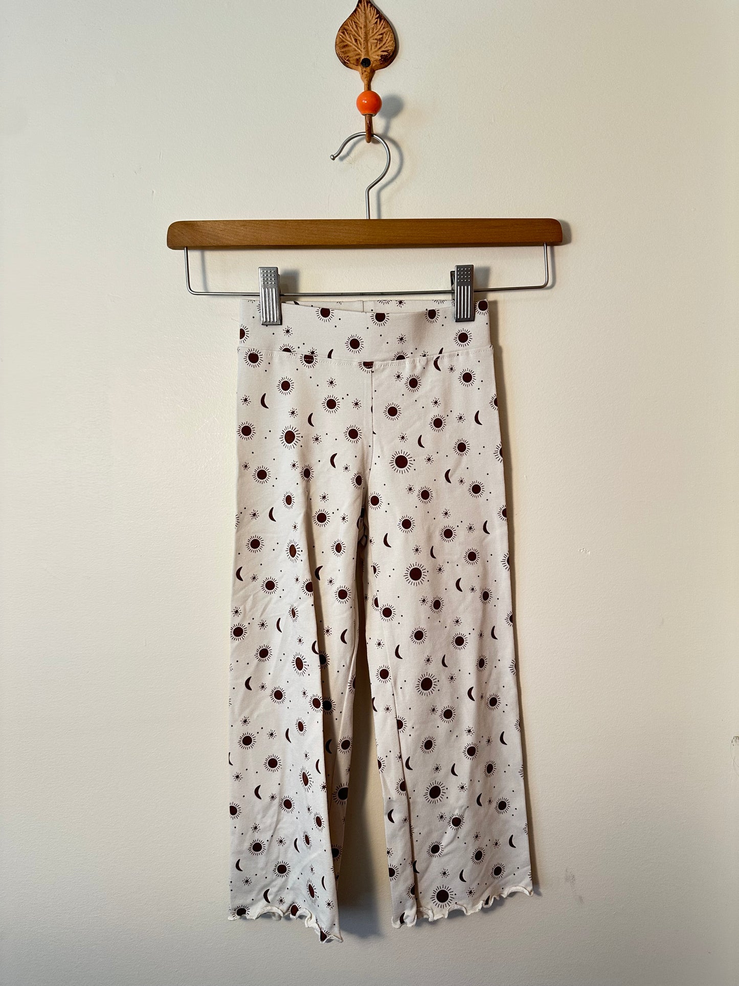 Jax & Lennon Lettuce Hem Pants - Solar Eclipse